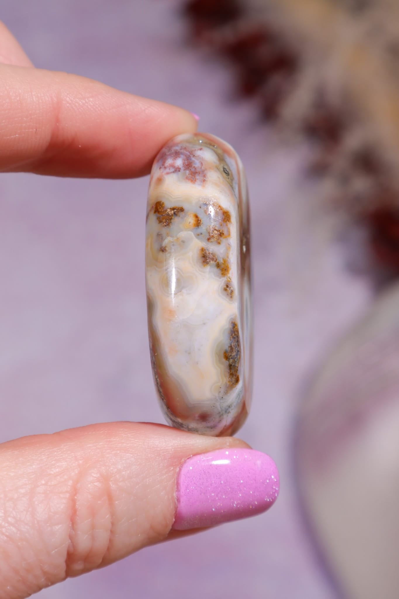 Ocean Jasper Palmstone | 4.3cm | Madagascar Palmstones Tali & Loz Crystals