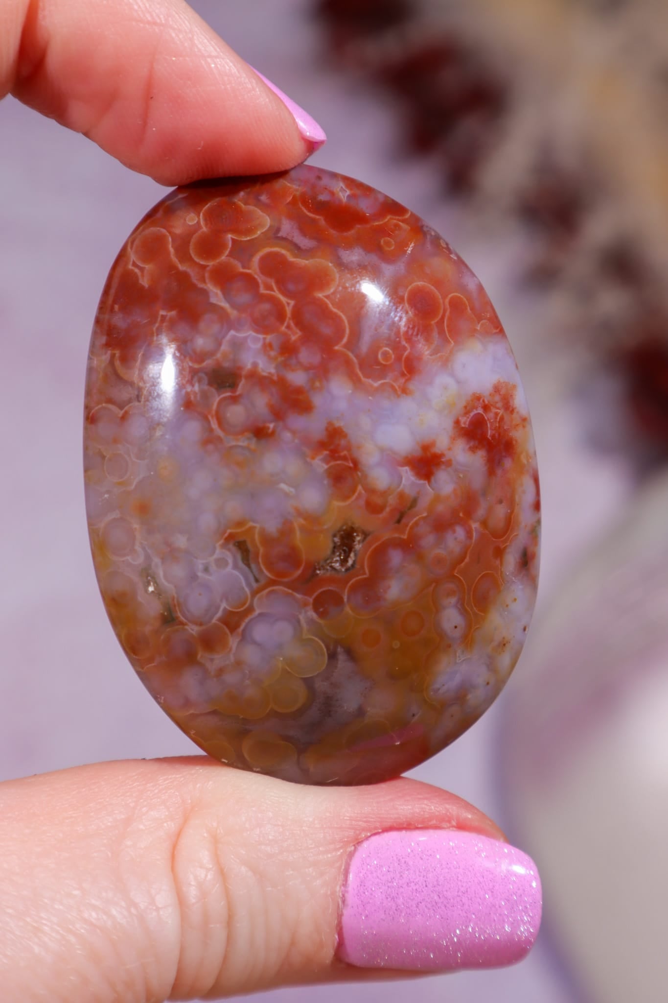 Ocean Jasper Palmstone | 4.7cm | Madagascar Palmstones Tali & Loz Crystals