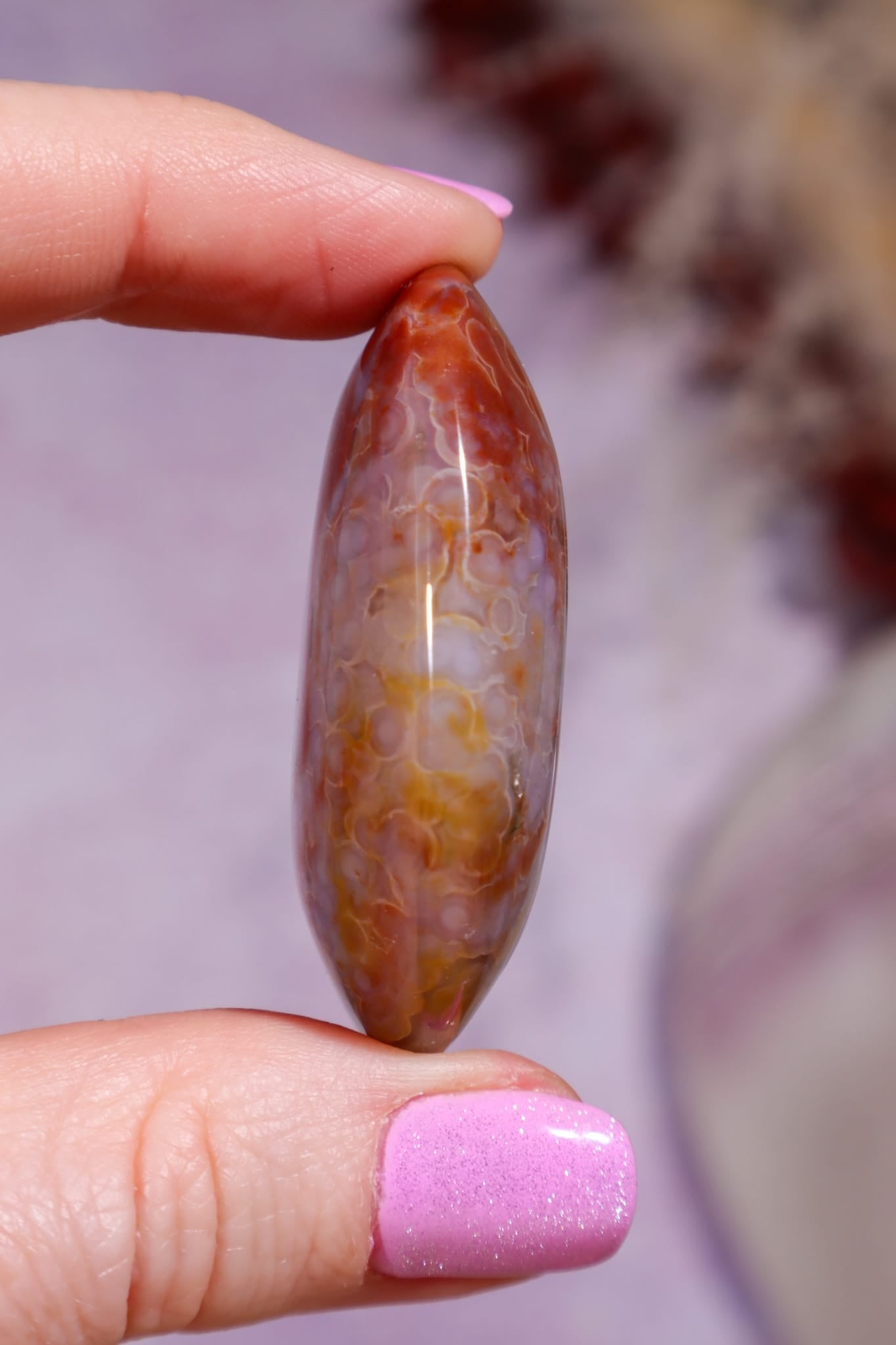 Ocean Jasper Palmstone | 4.7cm | Madagascar Palmstones Tali & Loz Crystals