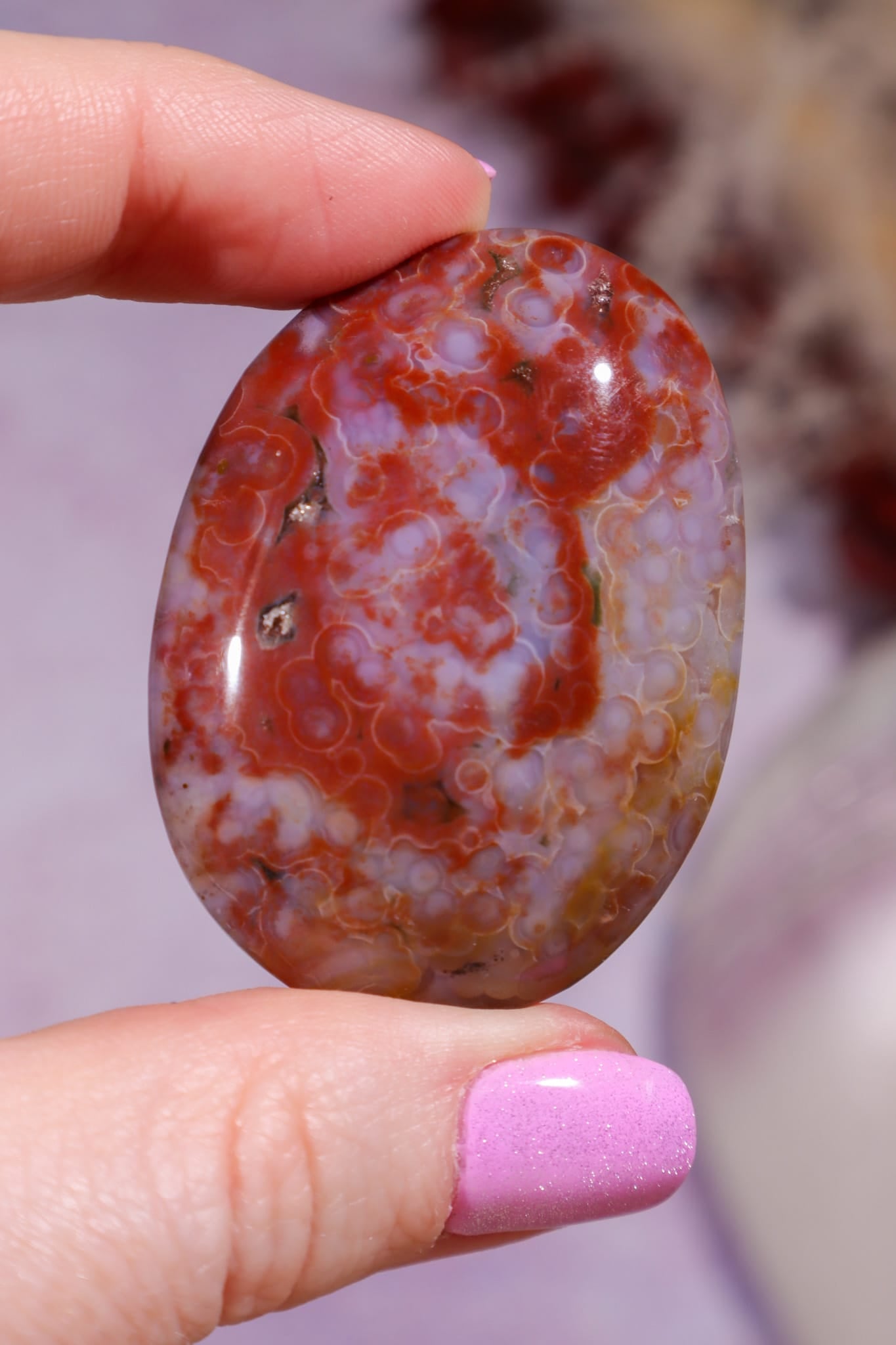 Ocean Jasper Palmstone | 4.7cm | Madagascar Palmstones Tali & Loz Crystals