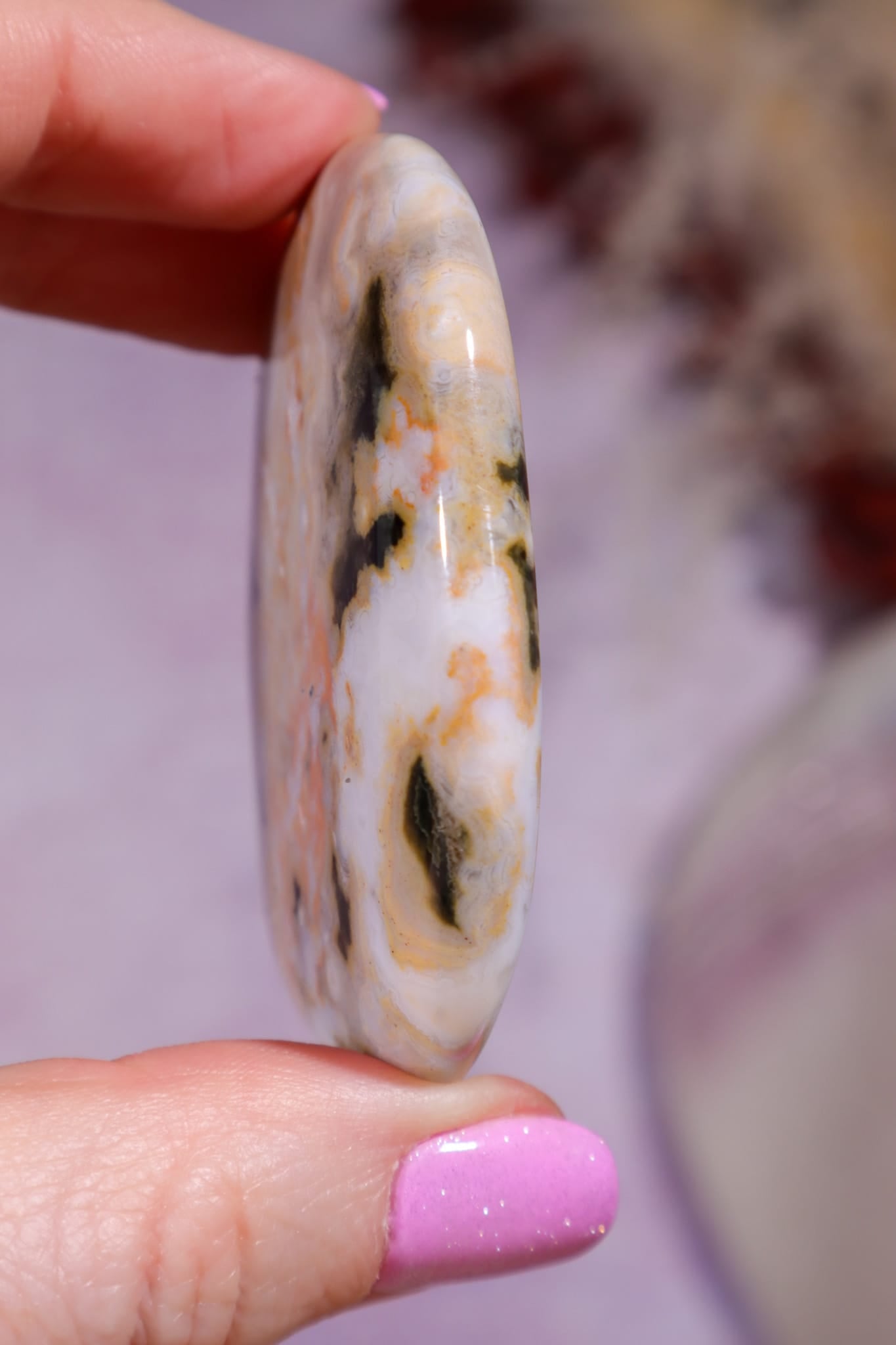 Ocean Jasper Palmstone | 5.2cm | Madagascar Palmstones Tali & Loz Crystals