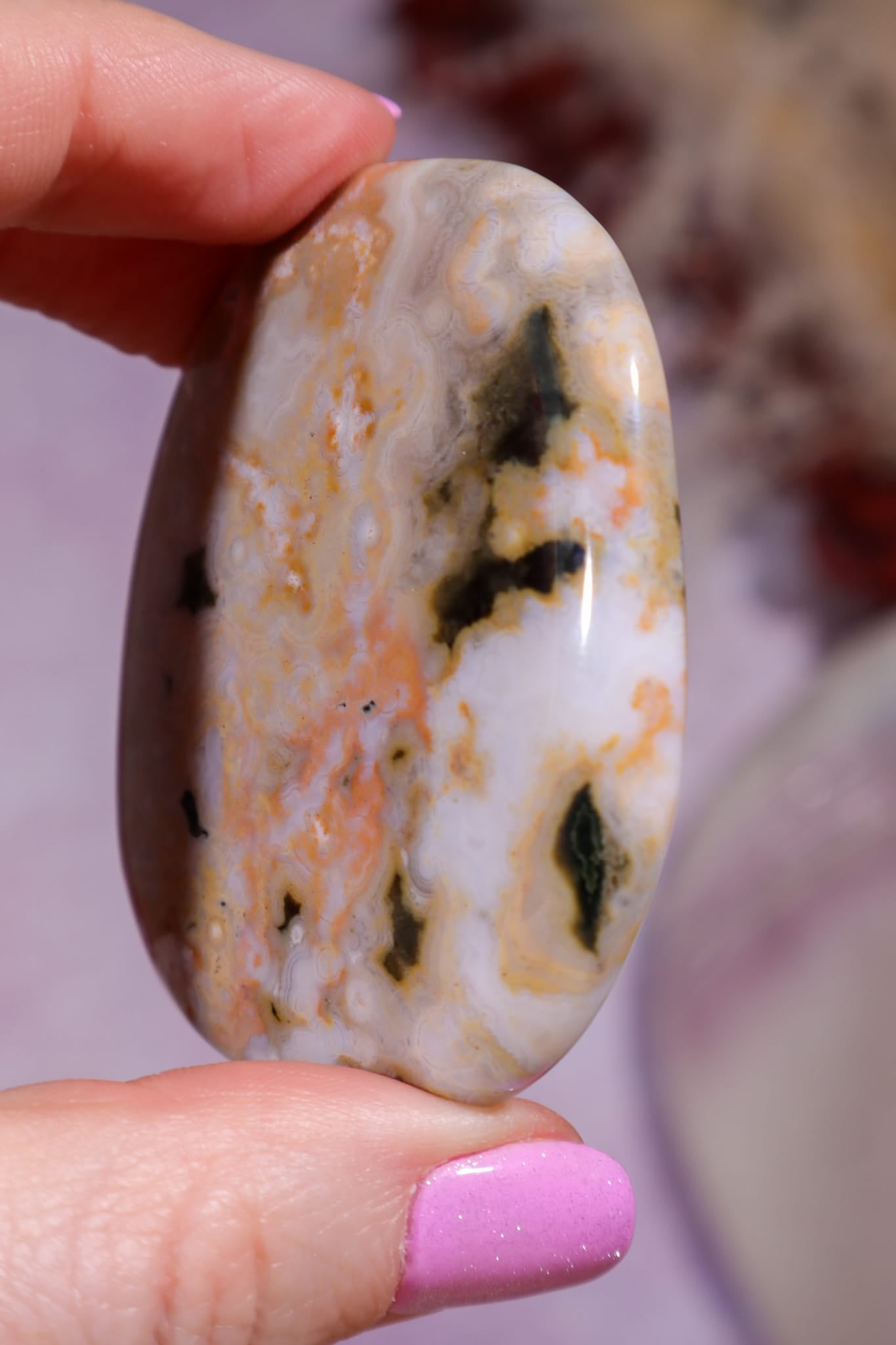Ocean Jasper Palmstone | 5.2cm | Madagascar Palmstones Tali & Loz Crystals