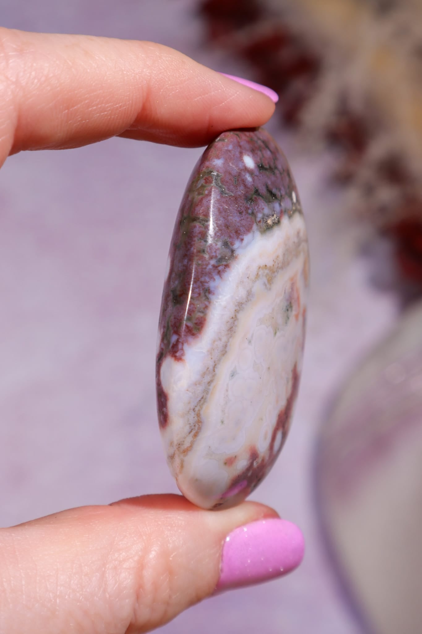 Ocean Jasper Palmstone | 5.4cm | Madagascar Palmstones Tali & Loz Crystals