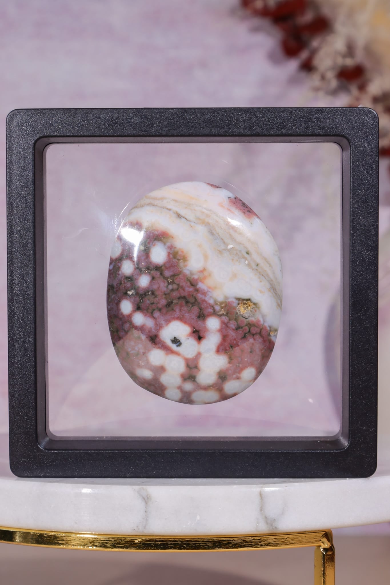 Ocean Jasper Palmstone | 5.4cm | Madagascar Palmstones Tali & Loz Crystals