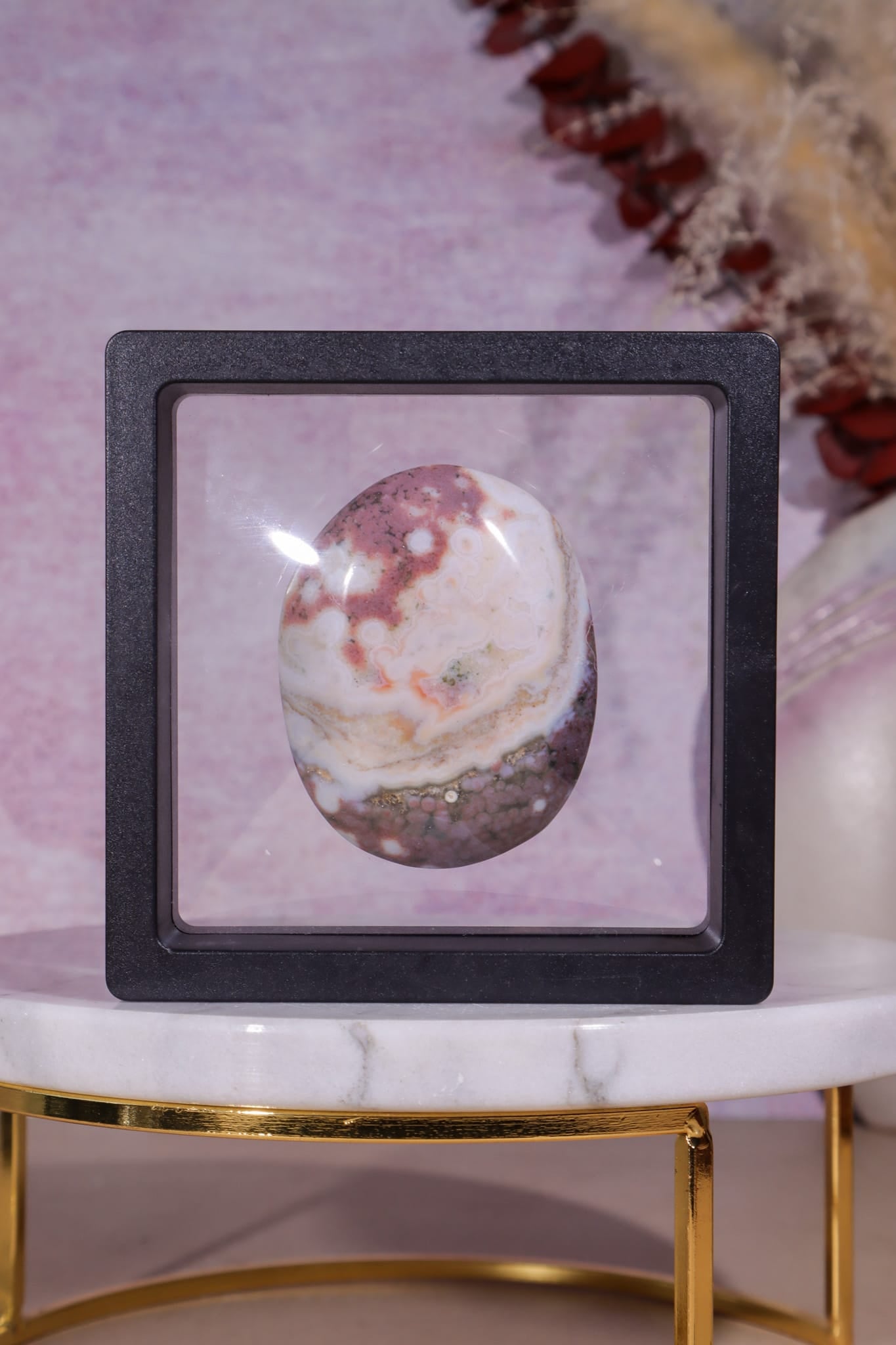 Ocean Jasper Palmstone | 5.4cm | Madagascar Palmstones Tali & Loz Crystals