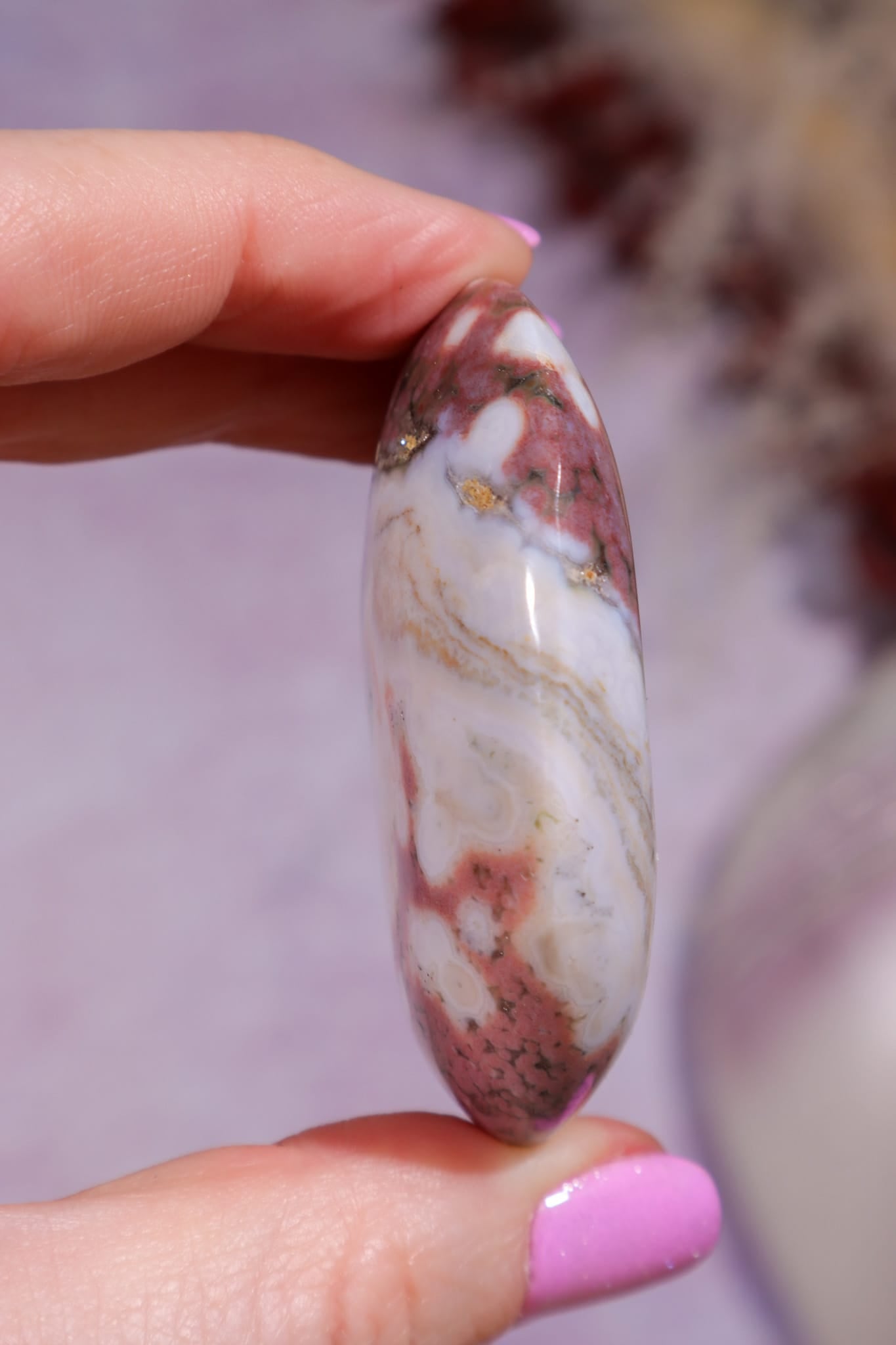 Ocean Jasper Palmstone | 5.4cm | Madagascar Palmstones Tali & Loz Crystals
