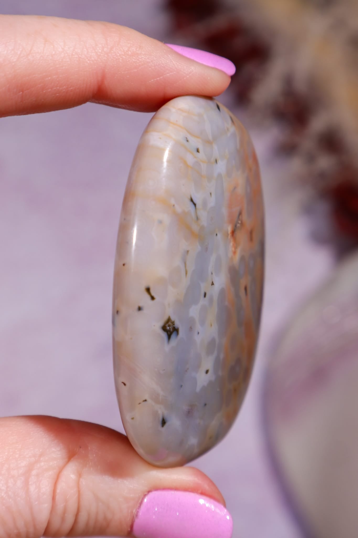Ocean Jasper Palmstone | 5.8cm | Madagascar Palmstones Tali & Loz Crystals