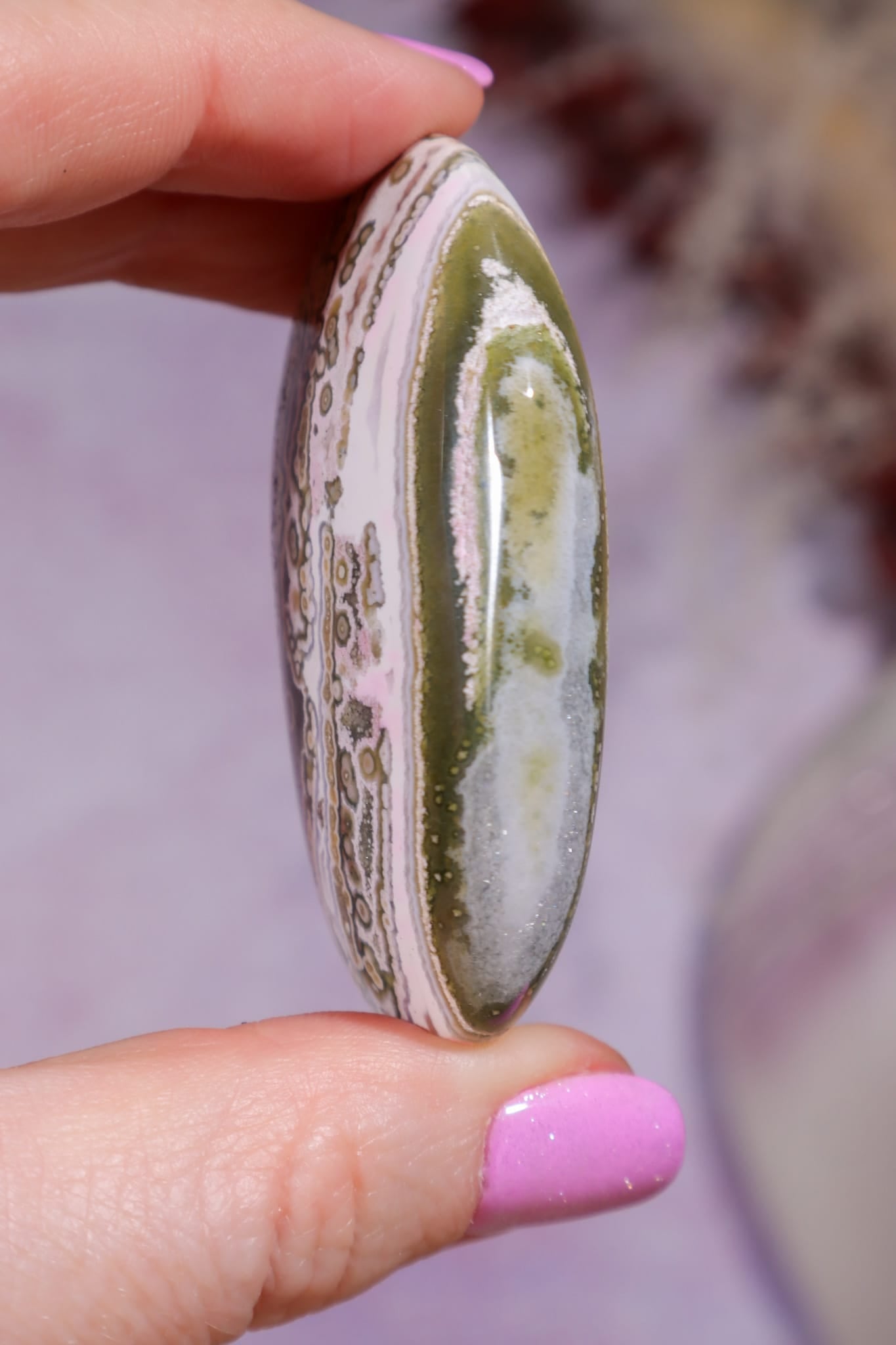Ocean Jasper Palmstone | 5.8cm | Madagascar Palmstones Tali & Loz Crystals