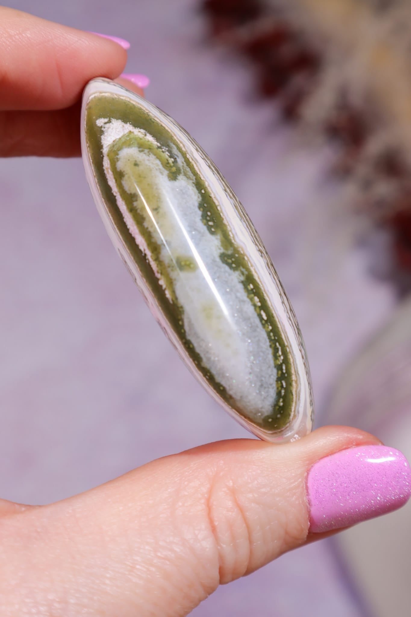 Ocean Jasper Palmstone | 5.8cm | Madagascar Palmstones Tali & Loz Crystals