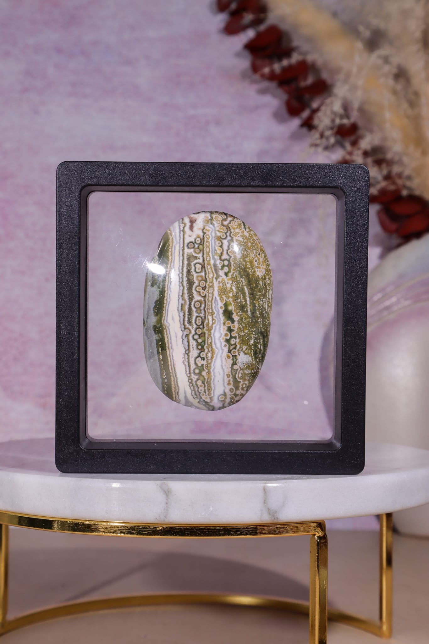 Ocean Jasper Palmstone | 5.8cm | Madagascar Palmstones Tali & Loz Crystals