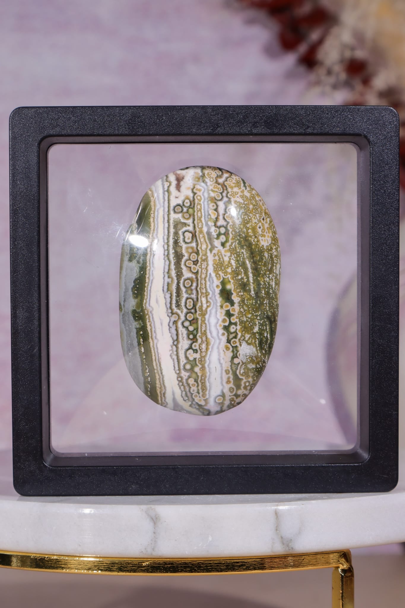 Ocean Jasper Palmstone | 5.8cm | Madagascar Palmstones Tali & Loz Crystals