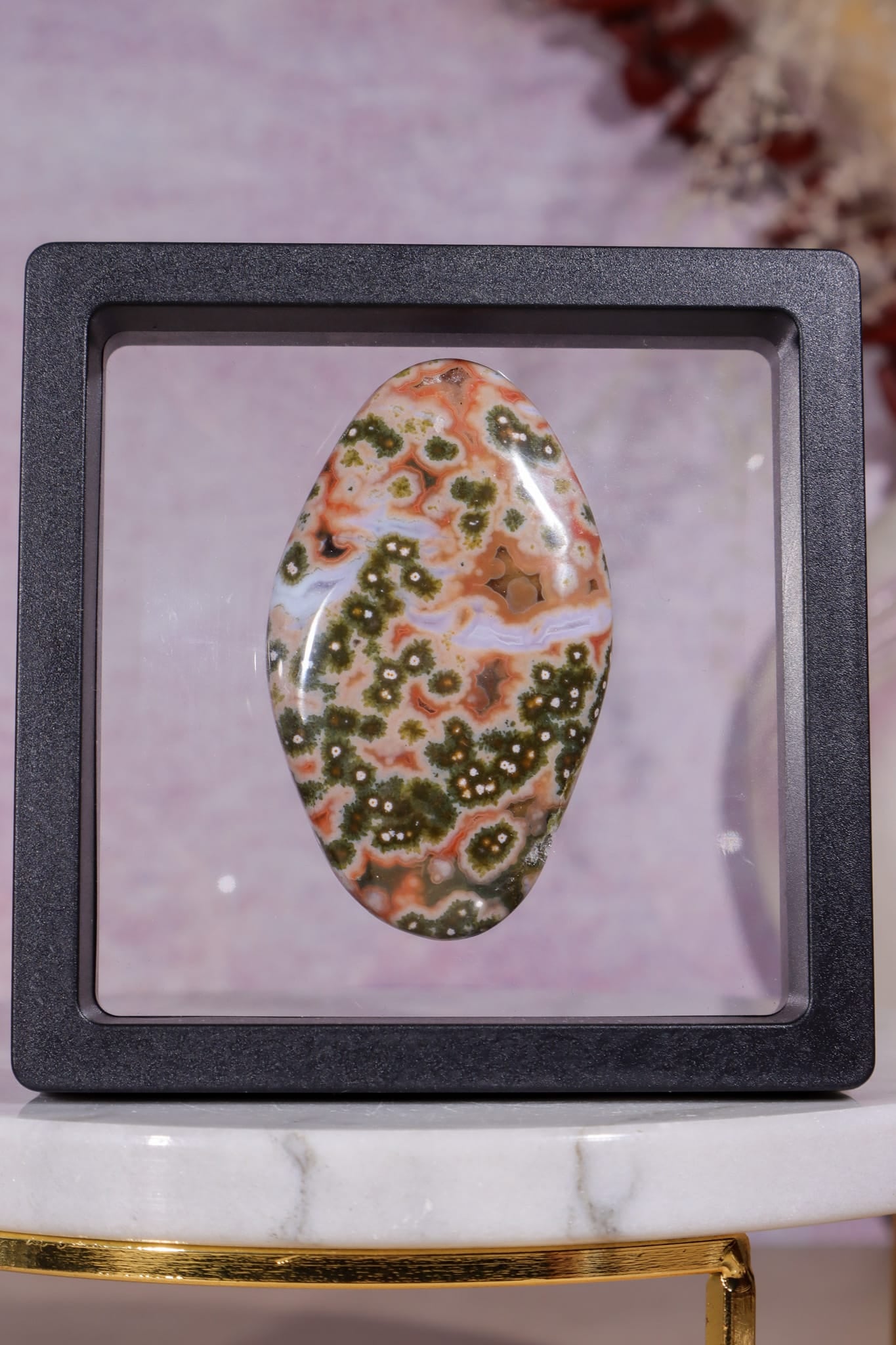 Ocean Jasper Palmstone | 6.2cm | Madagascar Palmstones Tali & Loz Crystals
