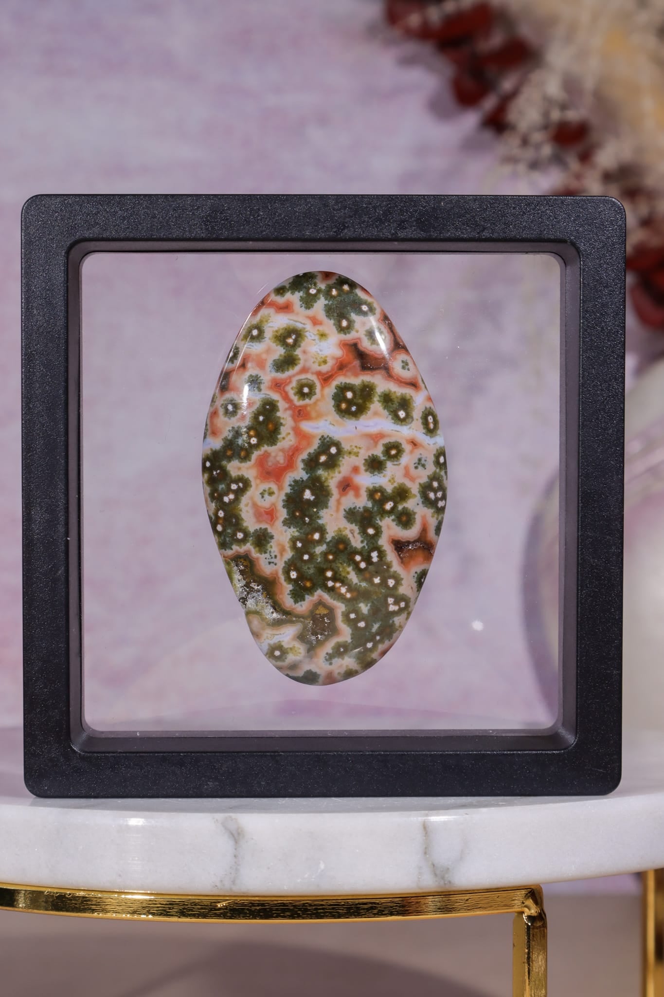 Ocean Jasper Palmstone | 6.2cm | Madagascar Palmstones Tali & Loz Crystals