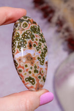 Ocean Jasper Palmstone | 6.2cm | Madagascar Palmstones Tali & Loz Crystals