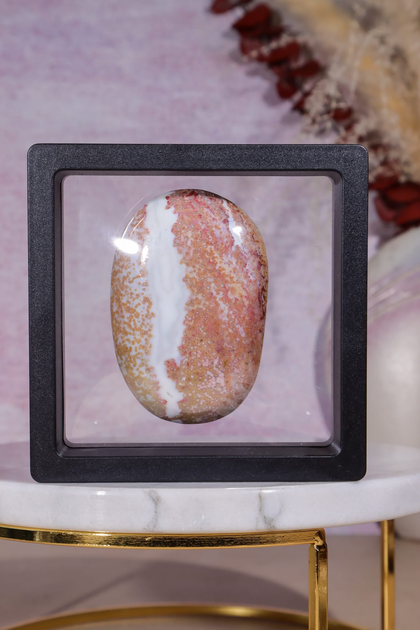 Ocean Jasper Palmstone | 6.3cm | Madagascar Palmstones Tali & Loz Crystals