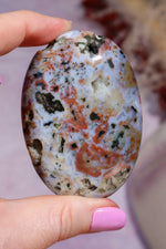 Ocean Jasper Palmstone | 6.7cm | Madagascar Palmstones Tali & Loz Crystals