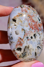 Ocean Jasper Palmstone | 6.7cm | Madagascar Palmstones Tali & Loz Crystals