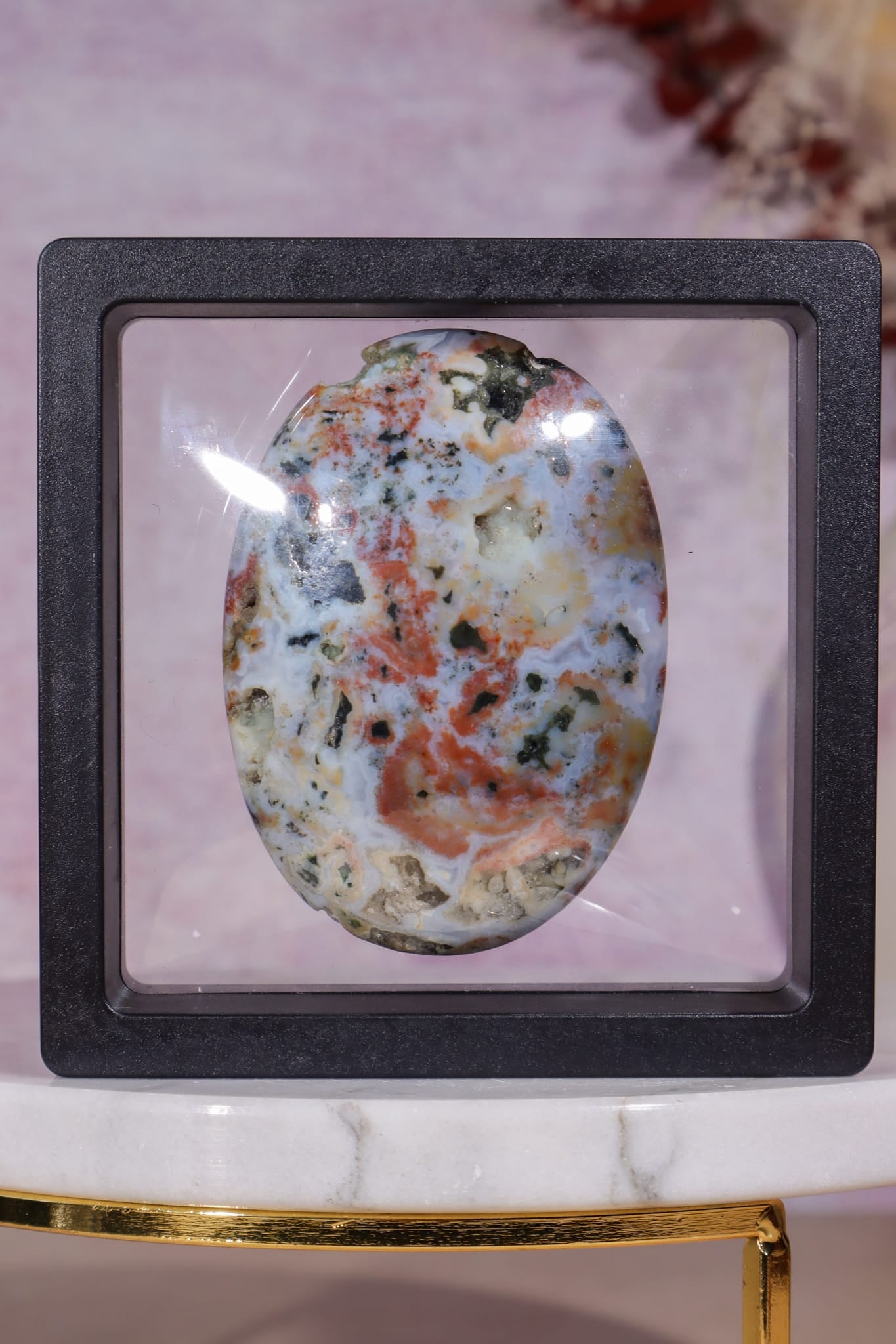 Ocean Jasper Palmstone | 6.7cm | Madagascar Palmstones Tali & Loz Crystals
