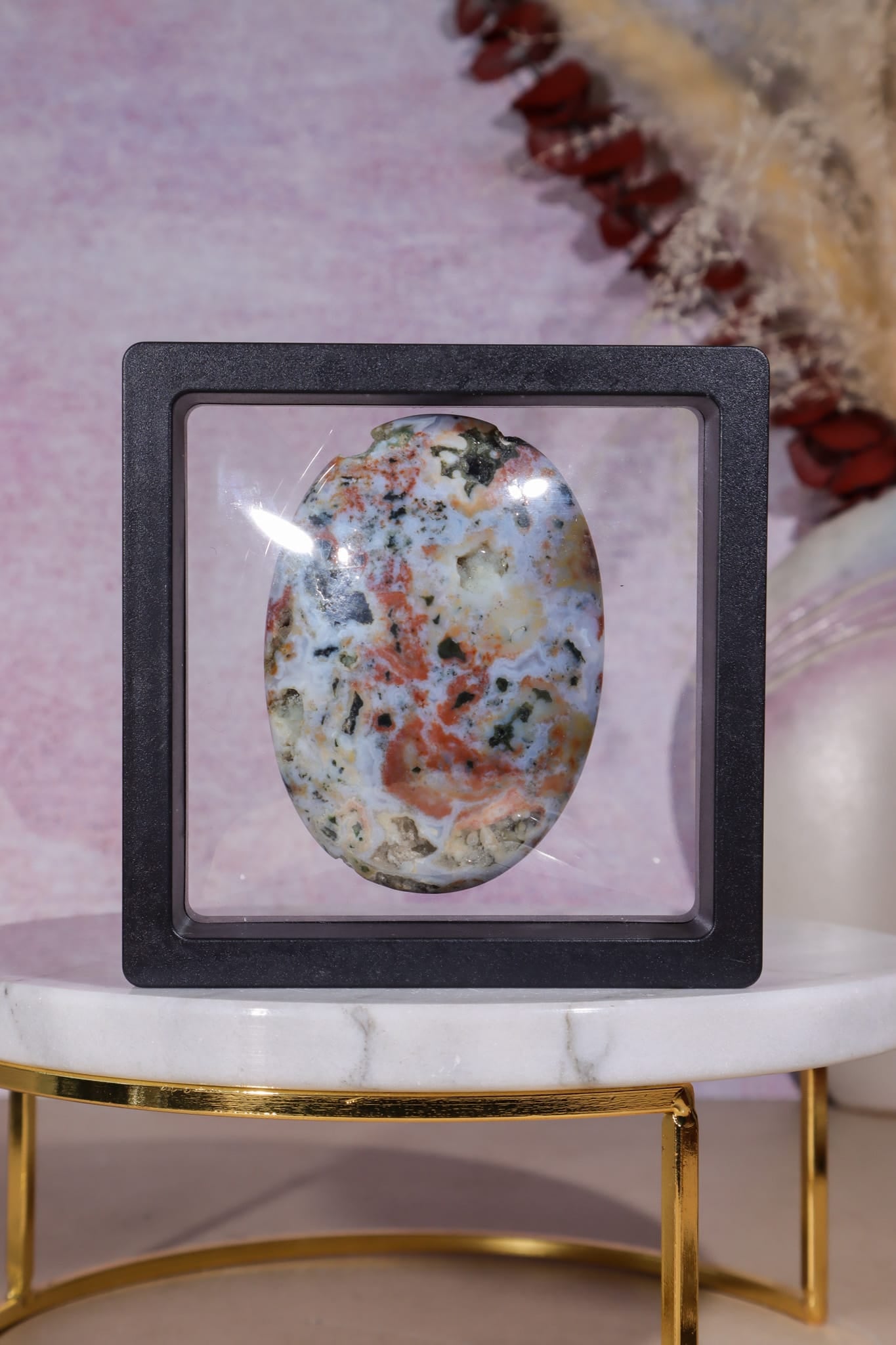 Ocean Jasper Palmstone | 6.7cm | Madagascar Palmstones Tali & Loz Crystals