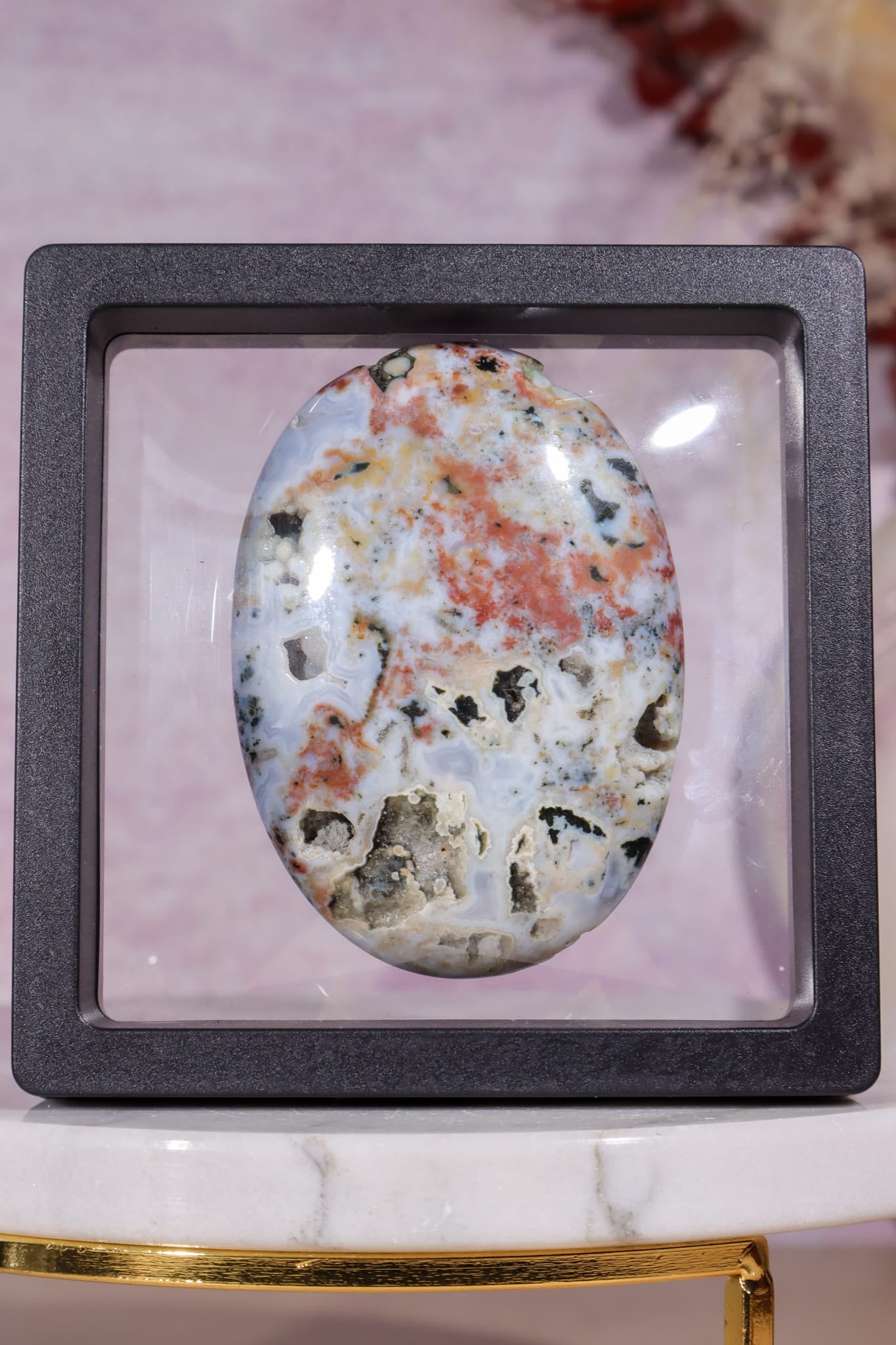 Ocean Jasper Palmstone | 6.7cm | Madagascar Palmstones Tali & Loz Crystals