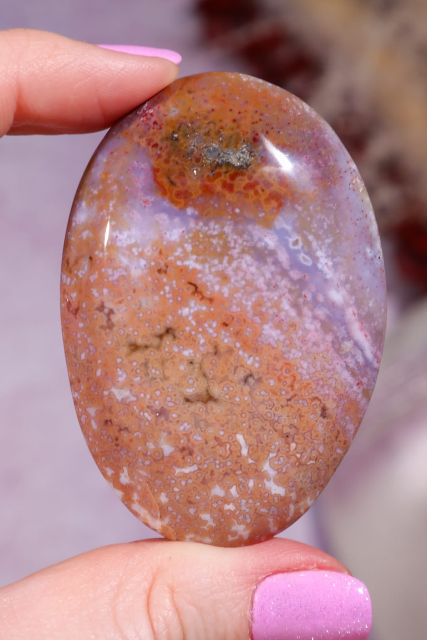 Ocean Jasper Palmstone | 6cm | Madagascar Palmstones Tali & Loz Crystals