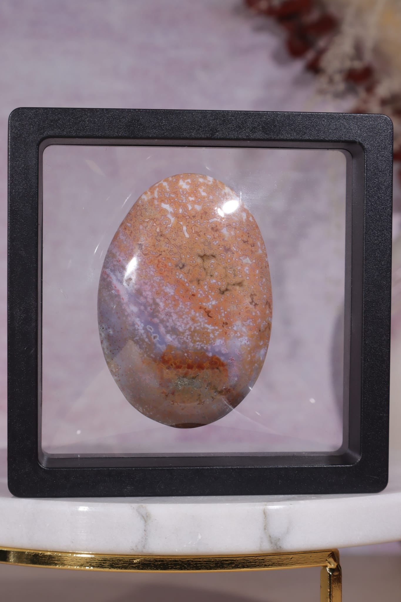 Ocean Jasper Palmstone | 6cm | Madagascar Palmstones Tali & Loz Crystals