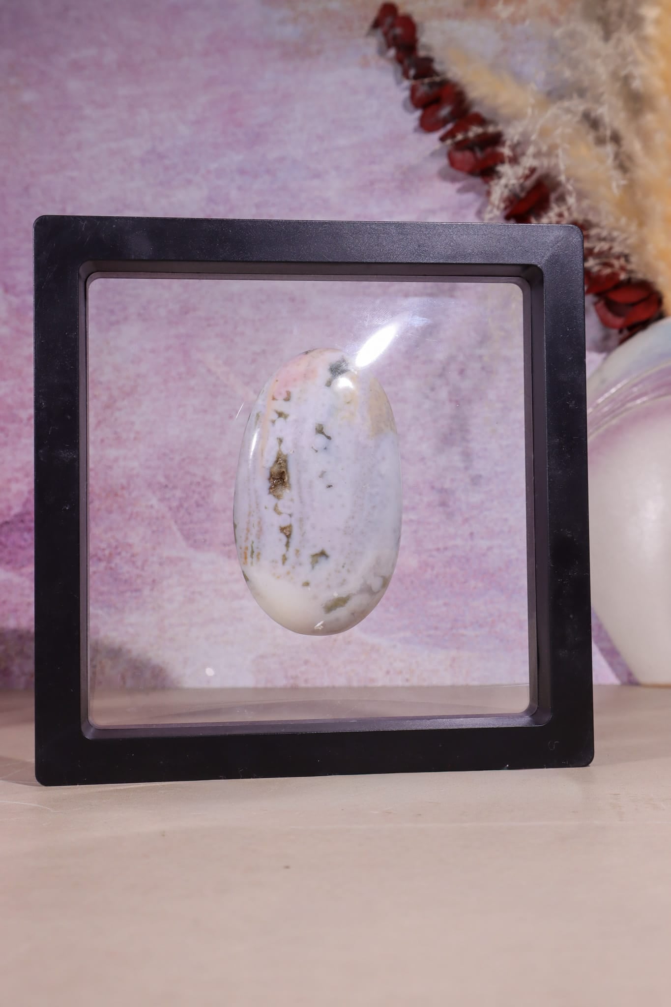 Ocean Jasper Palmstone | 7.3cm | Madagascar Palmstones Tali & Loz Crystals