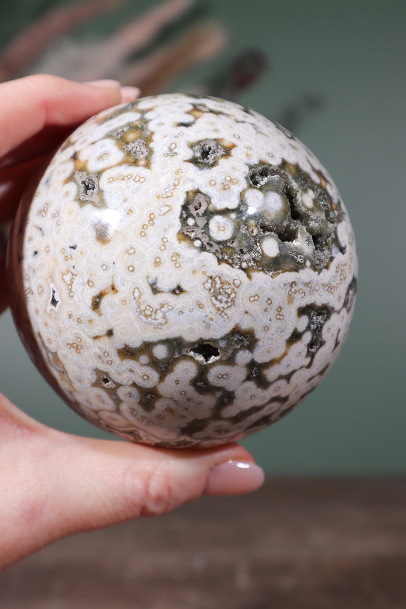 Ocean Jasper Sphere 8cm Spheres Tali & Loz