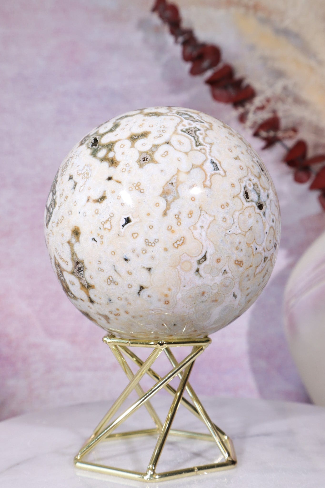 Ocean Jasper Sphere 8cm Spheres Tali & Loz Crystals