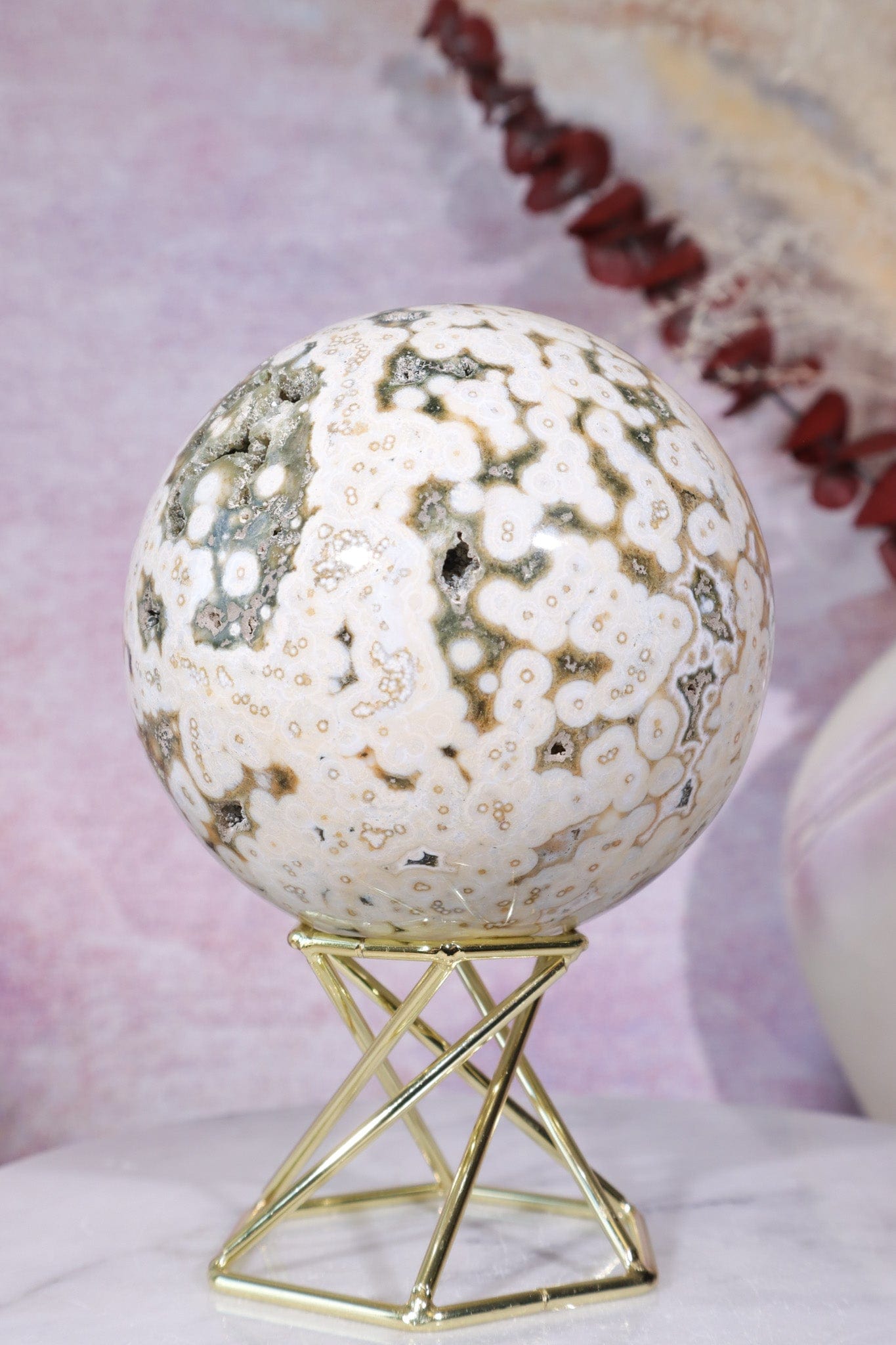 Ocean Jasper Sphere 8cm Spheres Tali & Loz Crystals