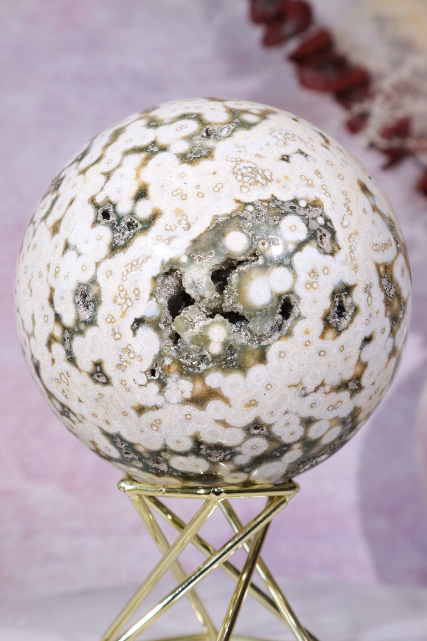 Ocean Jasper Sphere 8cm Spheres Tali & Loz Crystals