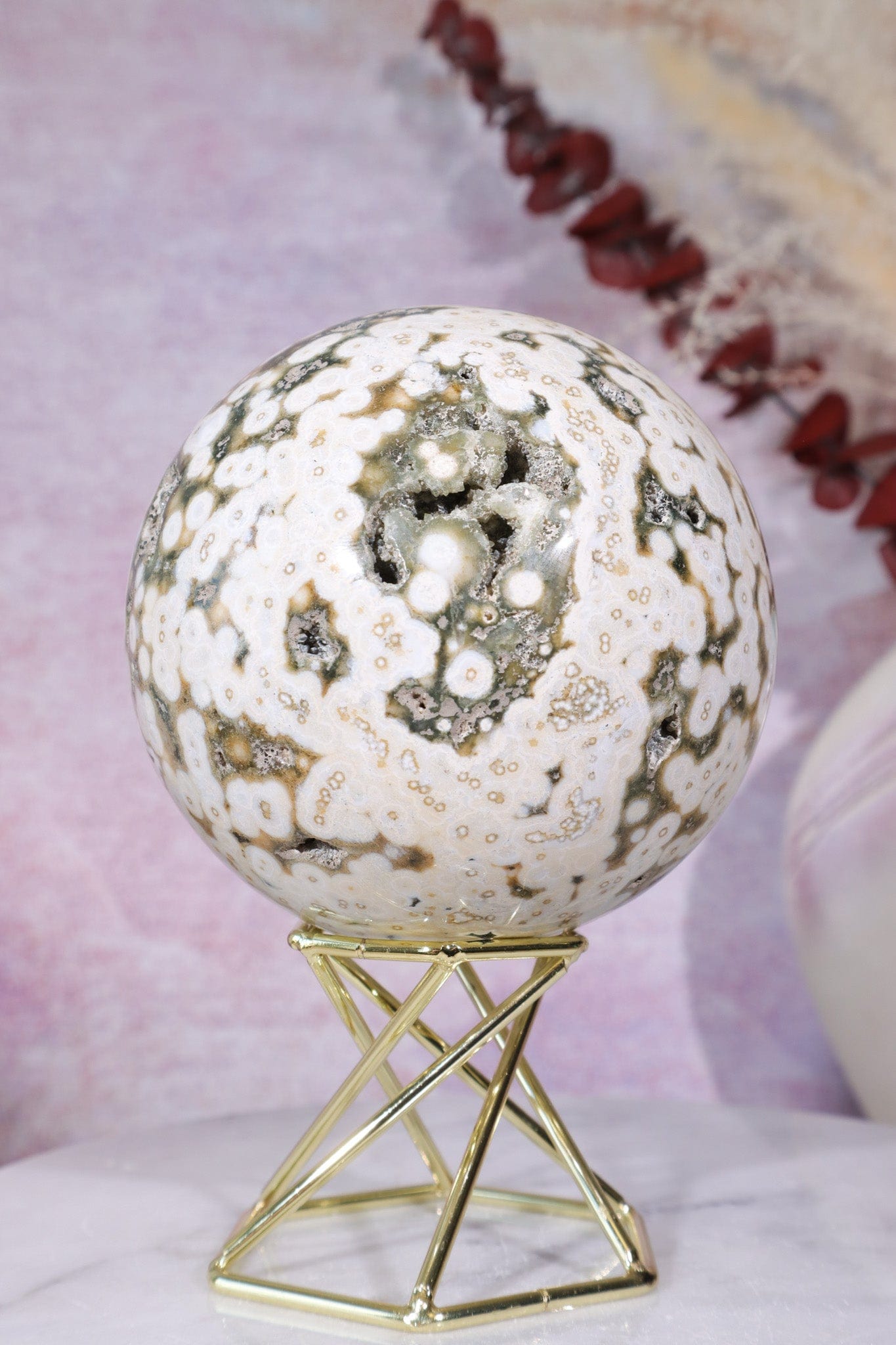 Ocean Jasper Sphere 8cm Spheres Tali & Loz Crystals