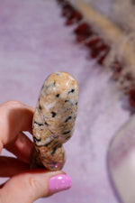 Ocean Jasper Twisted Wand | 120mm | Old Collection Wand Tali & Loz Crystals