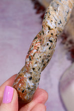 Ocean Jasper Twisted Wand | 120mm | Old Collection Wand Tali & Loz Crystals