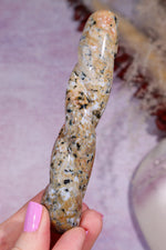 Ocean Jasper Twisted Wand | 120mm | Old Collection Wand Tali & Loz Crystals