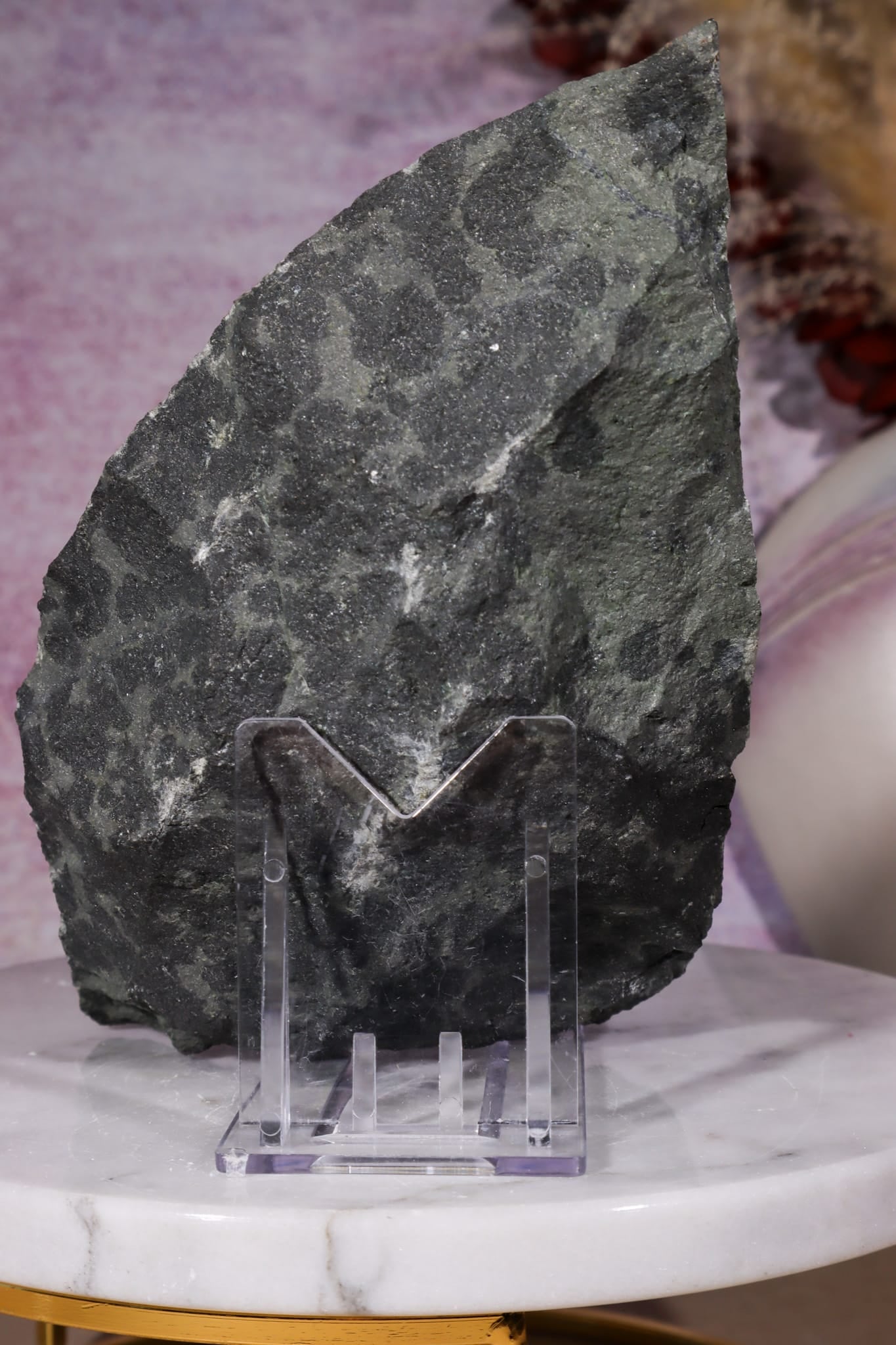 Okenite Specimen 13.5cm, India, Sold as Seen Minerals Tali & Loz Crystals