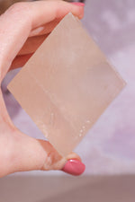Optical Rose Pink Calcite Block 5.5cm Rough Crystals Tali & Loz Crystals