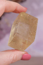 Optical Yellow Calcite 4cm AA-Grade Rough Crystals Tali & Loz Crystals