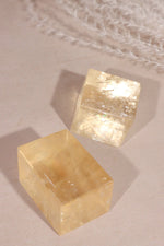 Optical Yellow Calcite 4cm AA-Grade Rough Crystals Tali & Loz Crystals