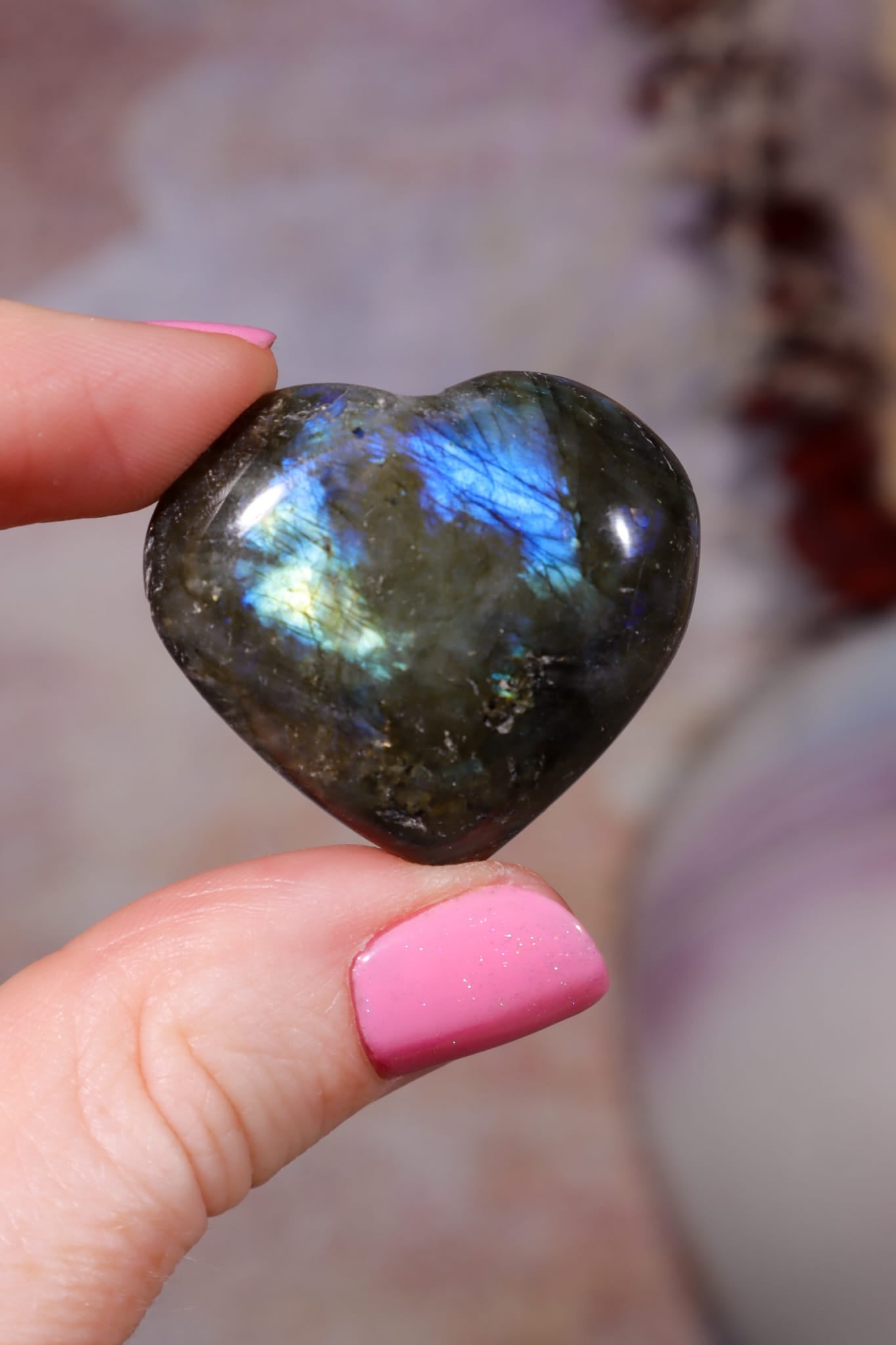 OULET Labradorite Hearts | 2-3cm | Madagascar Hearts Tali & Loz Crystals