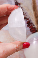 OUTLET 6cm Selenite Bowl (Small Imperfections) | Intuitively Chosen Bowls Tali & Loz Crystals