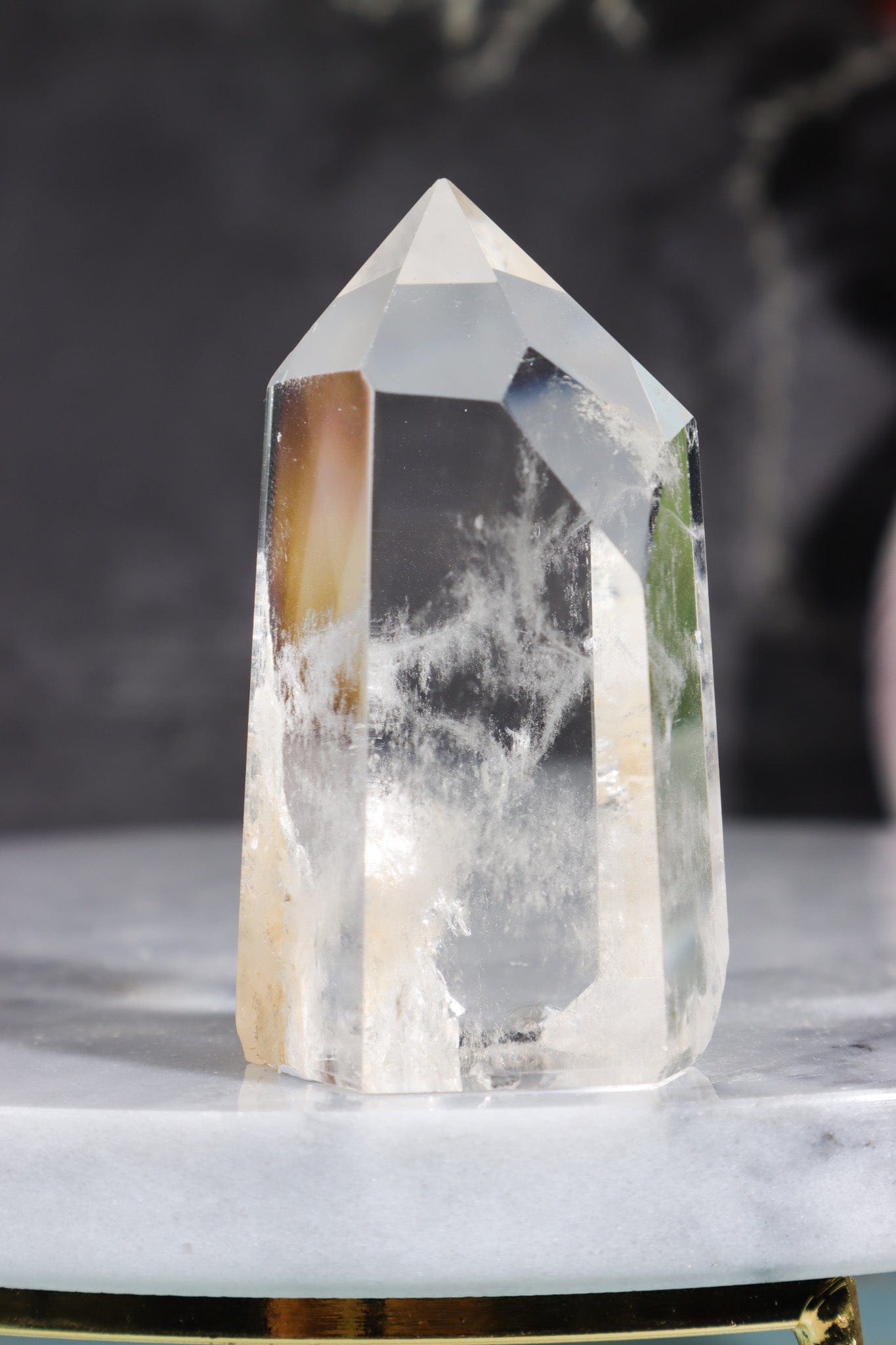 OUTLET Clear Quartz with Natural Phantoms Tower 5.7cm Towers Tali & Loz Crystals