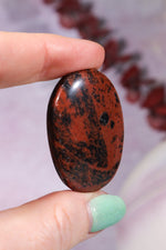 OUTLET Mahogany Obsidian Worry Stones 4cm Worry Stones Tali & Loz Crystals
