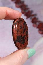 OUTLET Mahogany Obsidian Worry Stones 4cm Worry Stones Tali & Loz Crystals