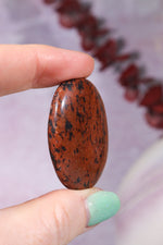 OUTLET Mahogany Obsidian Worry Stones 4cm Worry Stones Tali & Loz Crystals