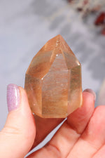 OUTLET Rutilated Smokey Quartz Point 4cm Points Tali & Loz Crystals