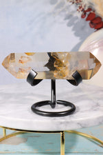 OUTLET Smokey Quartz Double Terminated Point With Iron Inclusions Points Tali & Loz Crystals