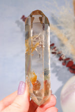 OUTLET Smokey Quartz Double Terminated Point With Iron Inclusions Points Tali & Loz Crystals