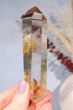 OUTLET Smokey Quartz Double Terminated Point With Iron Inclusions Points Tali & Loz Crystals
