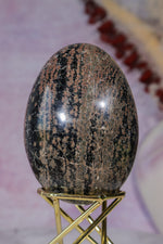 Peanut Obsidian Egg | 7.4cm | Mexico Crystal Tali & Loz Crystals